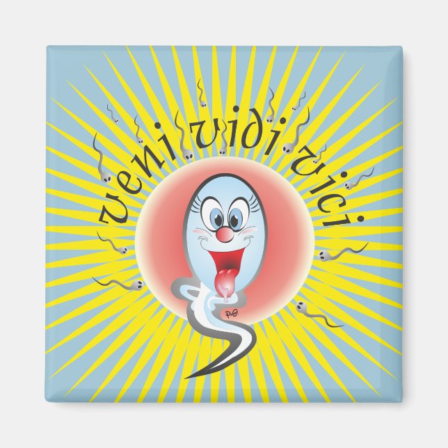 veni vidi vici Magnet (Front)