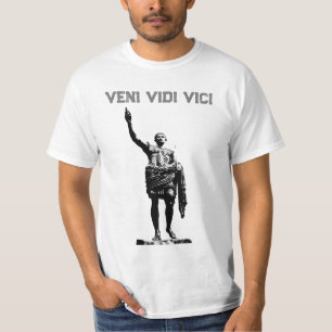 Veni Vidi Vici Motivational Caesar Quote Mens T-Shirt
