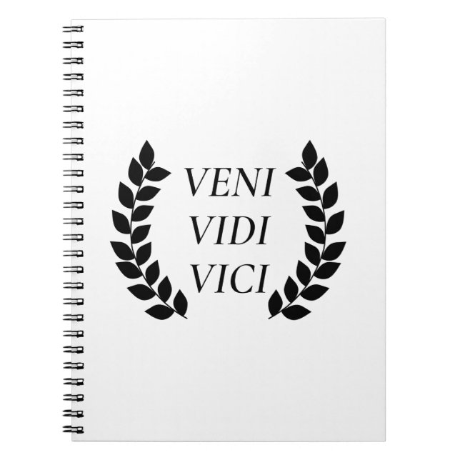 Veni Vidi Vici Notebook (Front)
