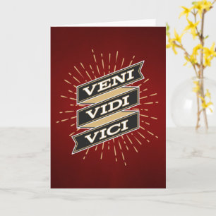 Veni Vidi Vici Red Card