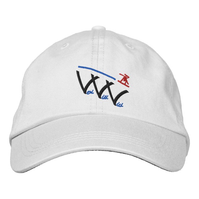 veni vidi vici snowboarder embroidered hat (Front)