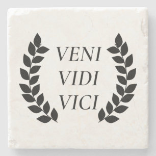 Veni Vidi Vici Stone Coaster