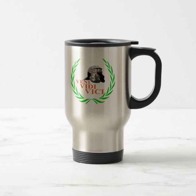 Veni Vidi Vici Travel Mug (Right)