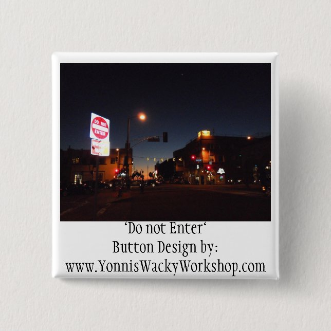 Venice 15 Cm Square Badge (Front)