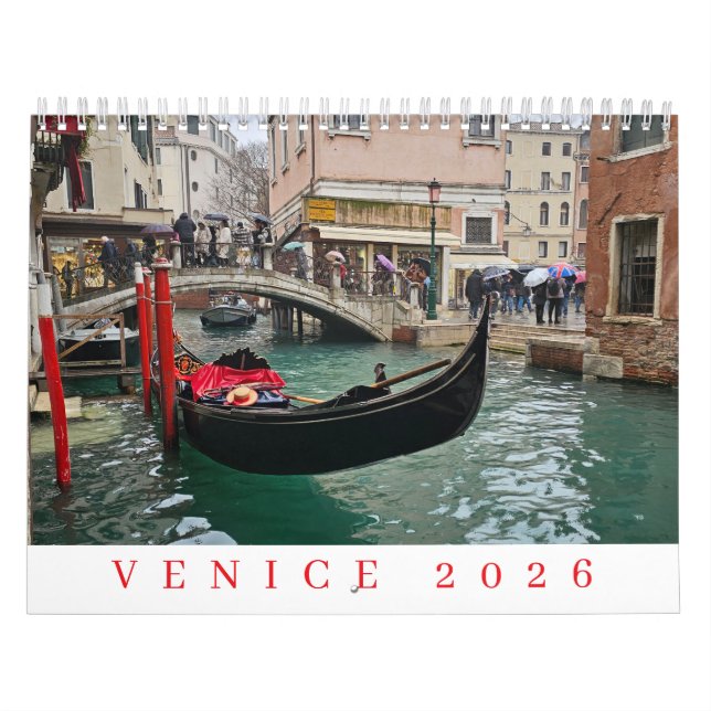 Venice 2026 calendar (Cover)