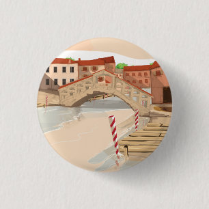 Venice 3 Cm Round Badge