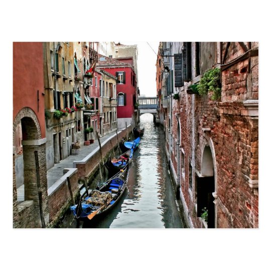 Venice Alleyway Postcard