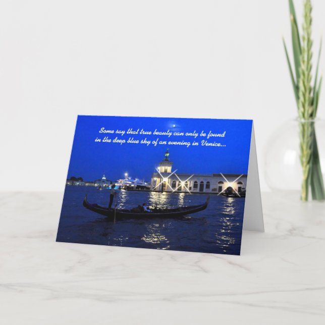 Venice Anniversary Card (Front)