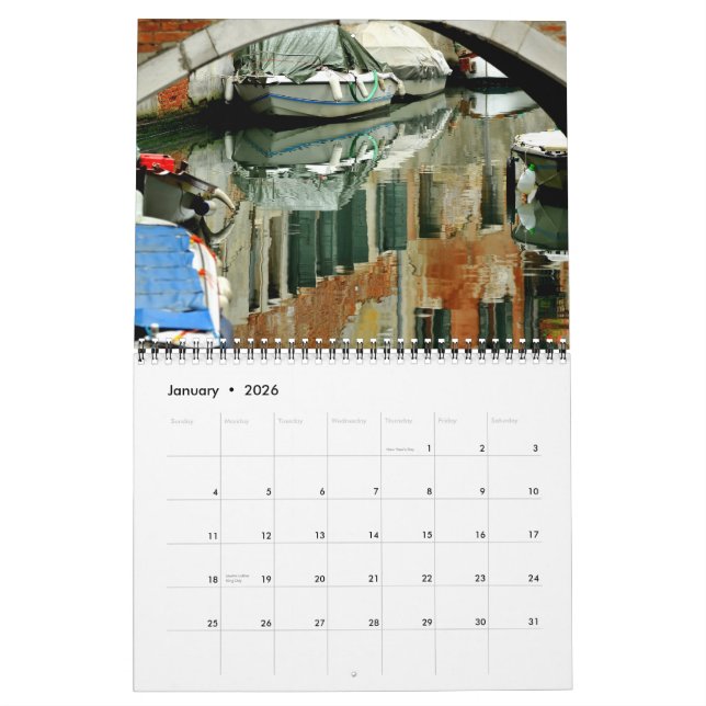 Venice Arts and Architecture 2012 Calendar (Jan 2026)