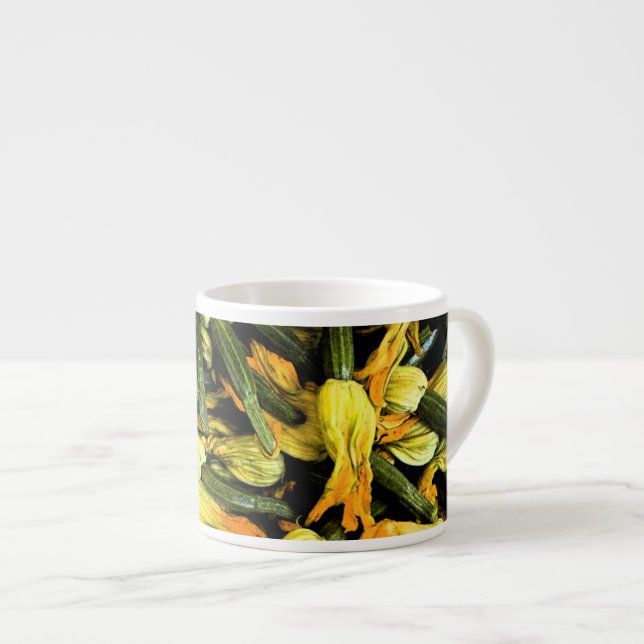 Venice At Home Mug - Zucchini Flowers (Front Right)