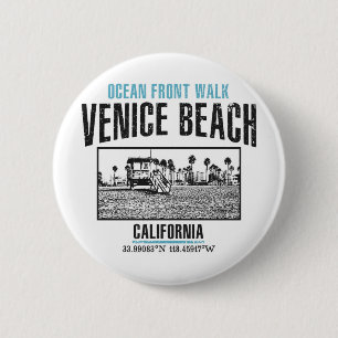 Venice Beach 6 Cm Round Badge