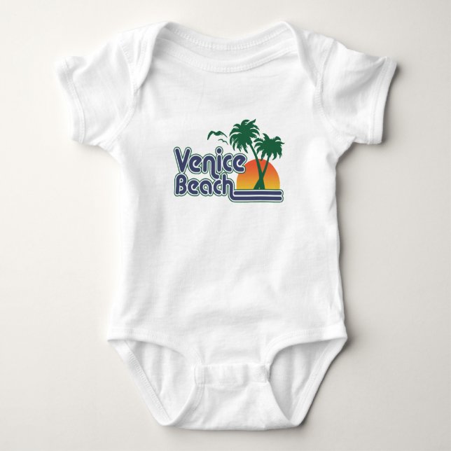 Venice Beach Baby Bodysuit (Front)