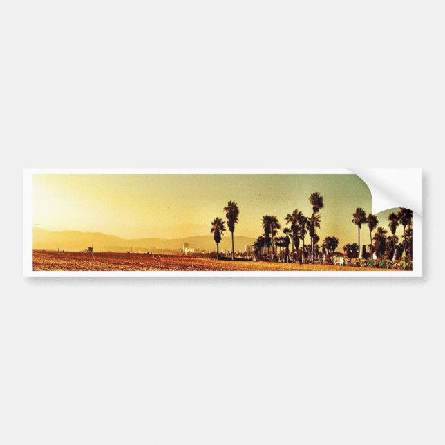 Venice Beach Bumper Sticker (Front)
