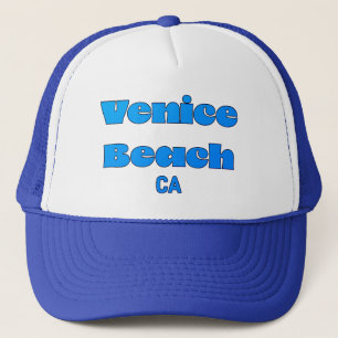 Venice Beach CA blue Trucker Hat
