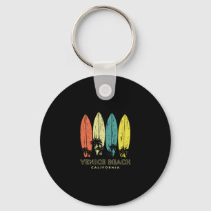 Venice Beach Ca Surfboards Vintage Mens Womens Sou Key Ring