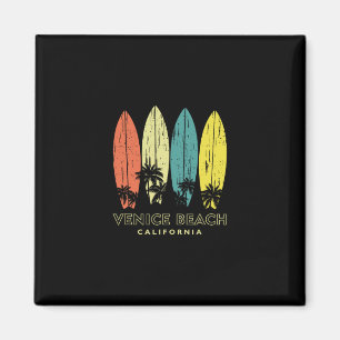 Venice Beach Ca Surfboards Vintage Mens Womens Sou Magnet