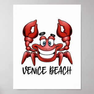 Venice Beach California Florida Vacation Group Tri Poster