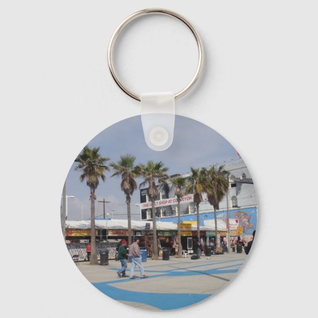 Venice Beach, California Key Ring (Front)