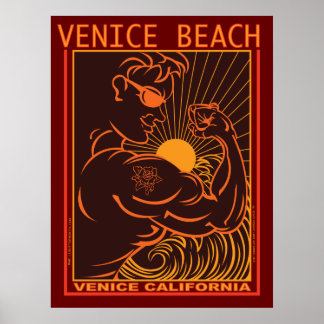 VENICE BEACH CALIFORNIA POSTER