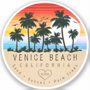 Venice Beach California Retro Palm trees Souvenir