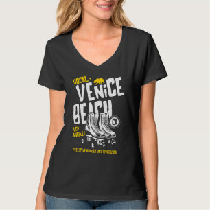 Venice Beach California Retro Roller Skate 2 T-Shirt
