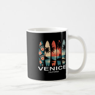 Venice Beach California Surfboard Surfing Retro _1 Coffee Mug