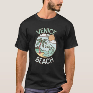 Venice Beach California Tropical Beach Vacation So T-Shirt