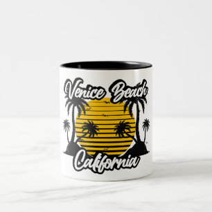 Venice Beach California Two-Tone Coffee Mug