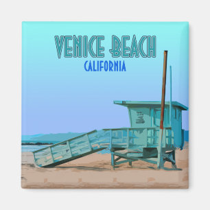 Venice Beach California Vintage Magnet