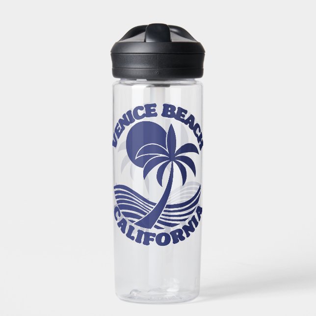 Venice Beach California Water Bottle (Front)