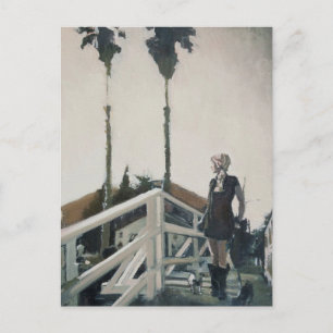 Venice Beach Canals Afternoon Walking PostCard