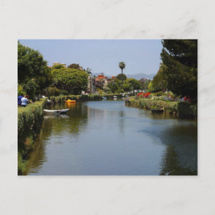 Venice Beach Canals Postcard