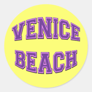 VENICE BEACH CLASSIC ROUND STICKER