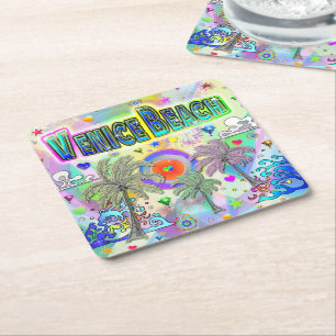 Venice Beach Deep Dream Coaster