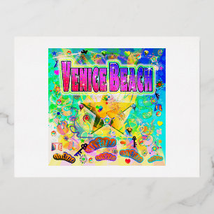 Venice Beach Epoch Hour Postcard