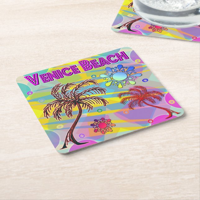 Venice Beach Happy and Hope Coaster (Angled)