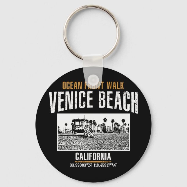 Venice Beach Key Ring (Front)
