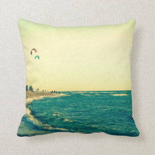 Venice Beach Kite Surfing 2 Cushion