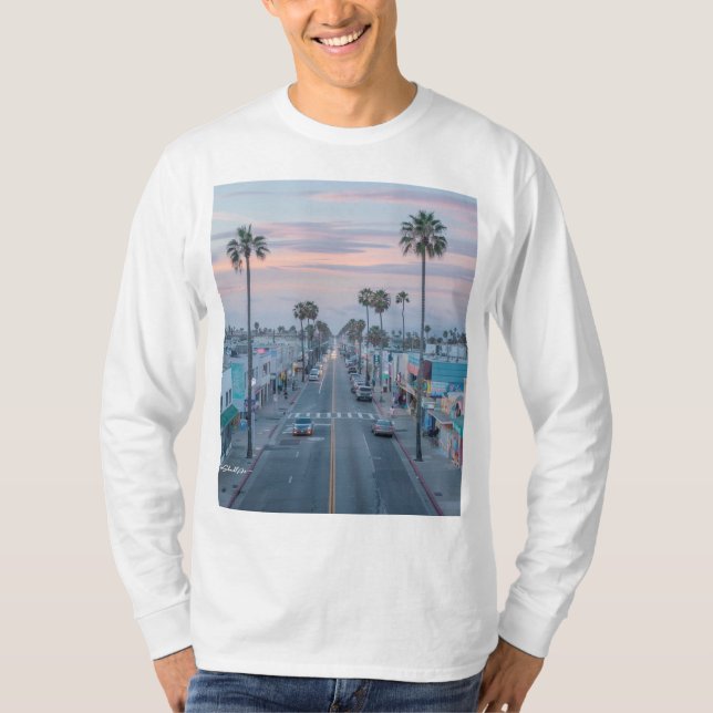 Venice Beach Long Sleeve  T-Shirt (Front)