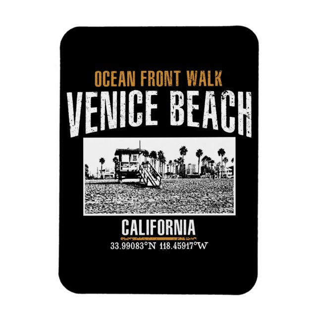 Venice Beach Magnet (Vertical)