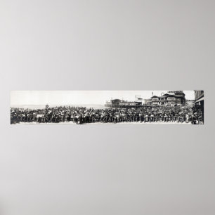 VENICE BEACH MOTORCYCLE RALLY 1911 POSTER