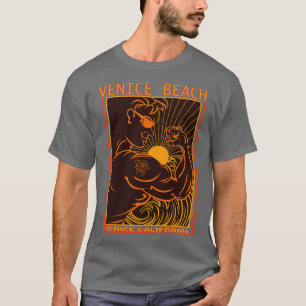 VENICE BEACH MUSCLE BEACH SURFING CALIFORNIA T-Shirt