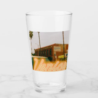 Venice Beach Retro Print Glass