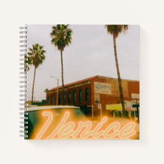 Venice Beach Retro Print Notebook