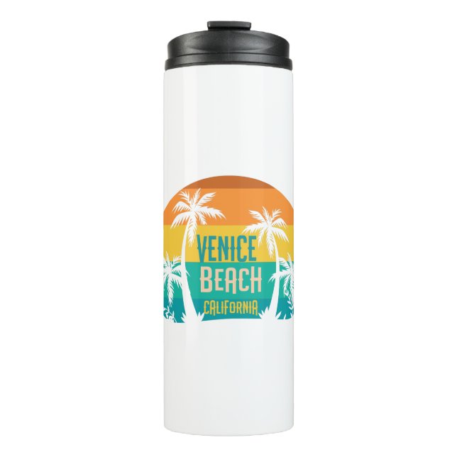 Venice Beach Retro Thermal Tumbler (Front)