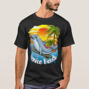 Venice Beach s Florida Spring Break Dolphin T-Shirt