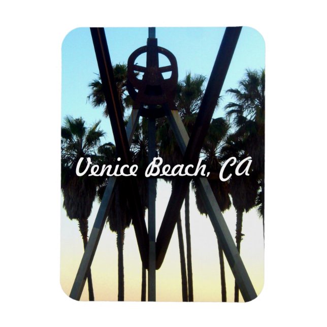 Venice Beach Sky California Souvenir Photo Magnet (Vertical)