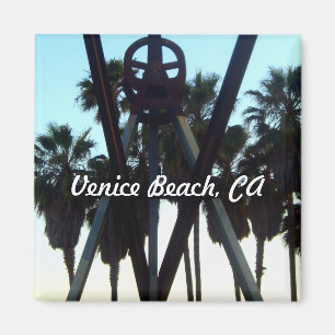 Venice Beach Sky Los Angeles California Photo Magnet