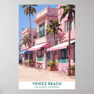 Venice Beach Street - California Poster