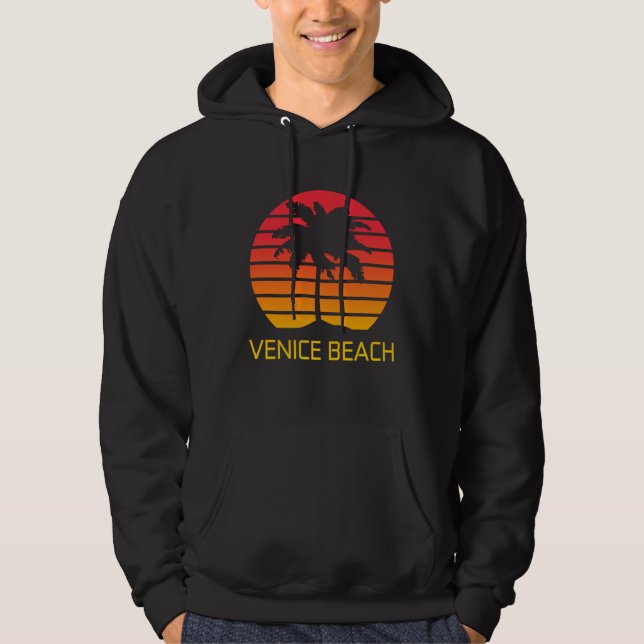 Venice Beach Sunset (California)  Hoodie (Front)